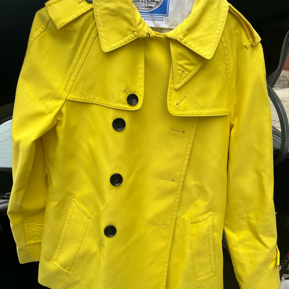 Yellow Coach jacket
